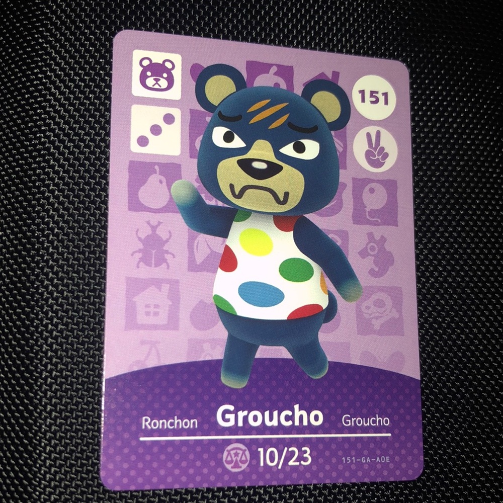 Animal Crossing amiibo - Groucho - card 151